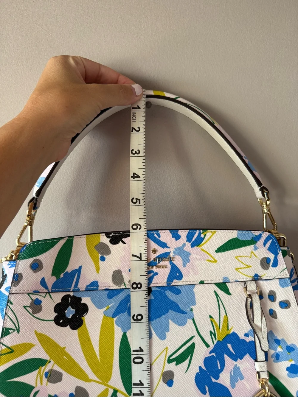 Kate Spade Madison Floral Medium Top Handle 2 Way Satchel Style KK967